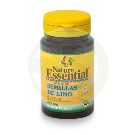 SEMILLAS DE LINO 500MG 50COMP NATURE ESSENTIAL