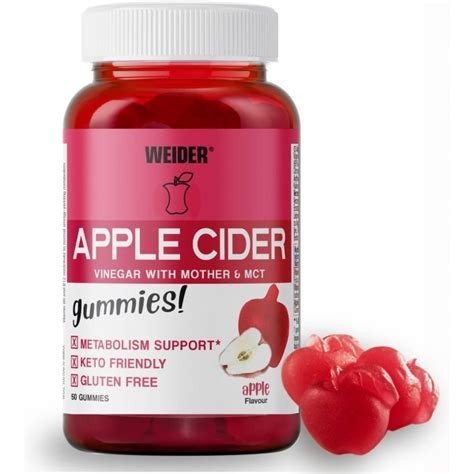 APPLE CIDER VINEGAR GUMMIES 50UND. WEIDER