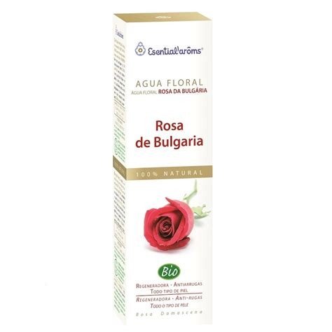 AGUA FLORAL ROSA BULGARIA 100ML ESENTIAL AROMS