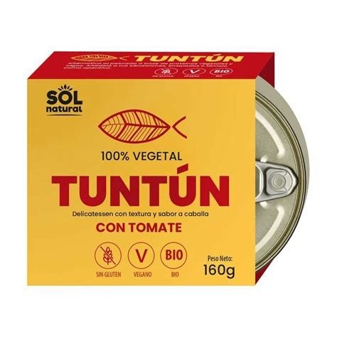 TUTUN CABALLA VEGANA CON TOMATE 160G SOL/NAT
