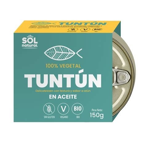 TUNTUN ATUN VEGANO EN ACEITE 160GR SOL/NAT
