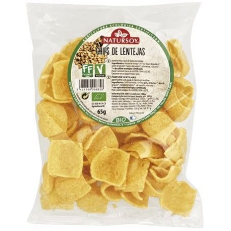 CHIPS LENTEJAS 65GR NATURSOY