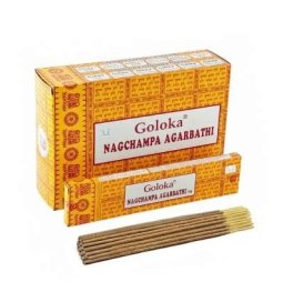 INCIENSO NAG CHAMPA AMARILLO AGARBATHI GOLOKA