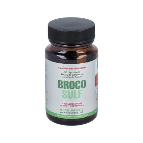 BROCOSULF 30 CAPSULAS NUTRIPRAXIS