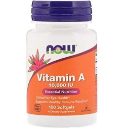 VITAMINA A 10000IU 100 PERLAS NOW