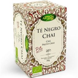 TE NEGRO CHAI PREMIUM 20 FILTROS ARTEMIS