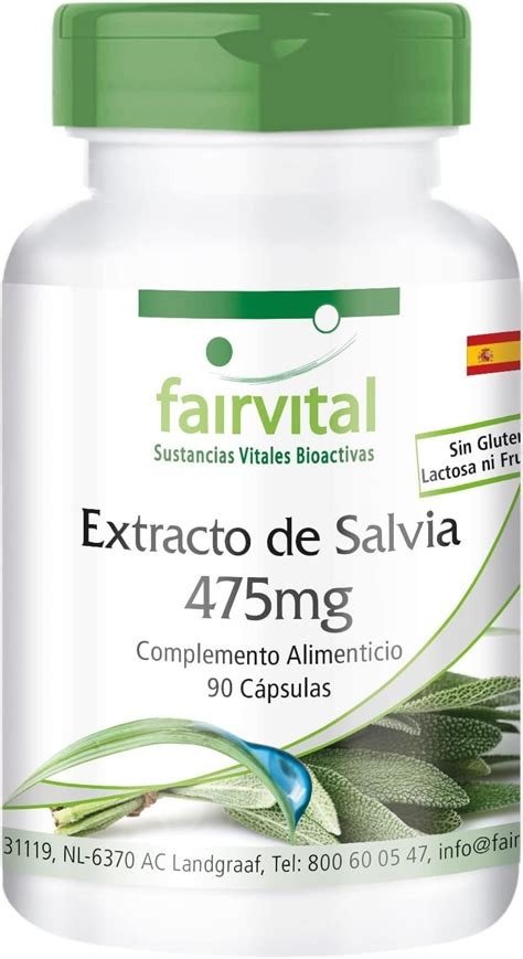 EXTRACTO DE SALVIA 475MG 90 CAPS FAIRVITAL