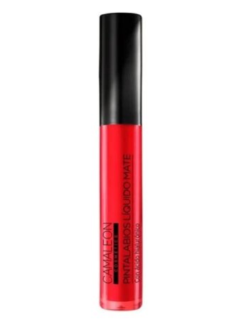 CAMALEON PINTA LABIOS LIQUIDO MATE (ROJO FUEGO) LM01