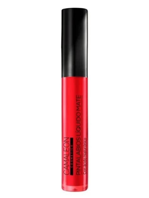 CAMALEON PINTA LABIOS LIQUIDO MATE (ROJO FUEGO) LM01