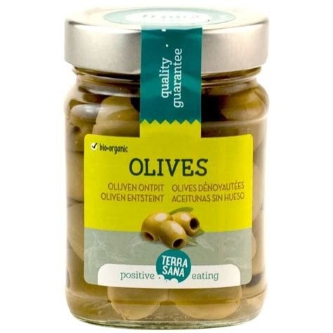 ACEITUNAS VERDES SIN HUESO - 230GR.TERRA SANA