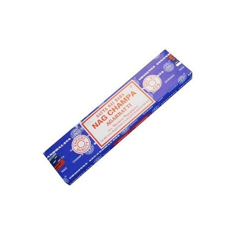 INCIENSO NAG CHAMPA AZUL SATYA 15GR.