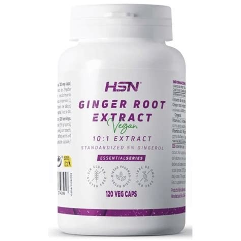 EXTRACTO DE JENGIBRE 120 CAP HSN