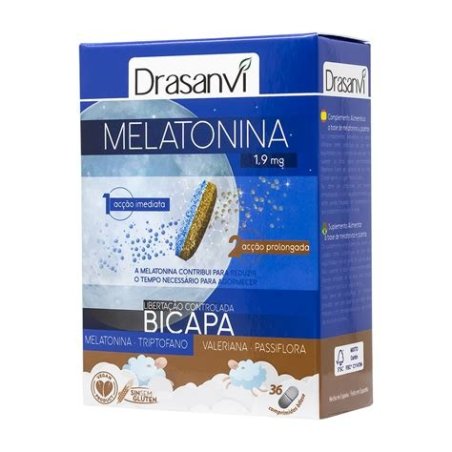 MELATONINA BICAPA RETARD 30COMP 1,9MG DRASANVI