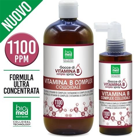 VITAMINA B COMPLEX COLOIDAL 1100 PPM 100ML BIO MED