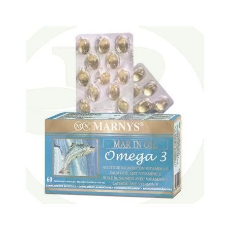 MAR IN OIL OMEGA 3 ACEITE SALMON 60 PERLAS MARNYS
