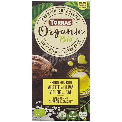 CHOCOLATE NEGRO FLOR DE SAL 70% TORRAS