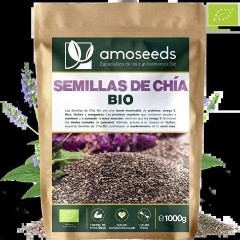SEMILLAS DE CHIA BIO 1KG ICBIO GRANEL
