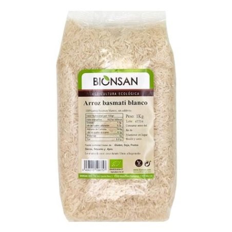 ARROZ BASMATI BLANCO BIO 1KG ICBIO