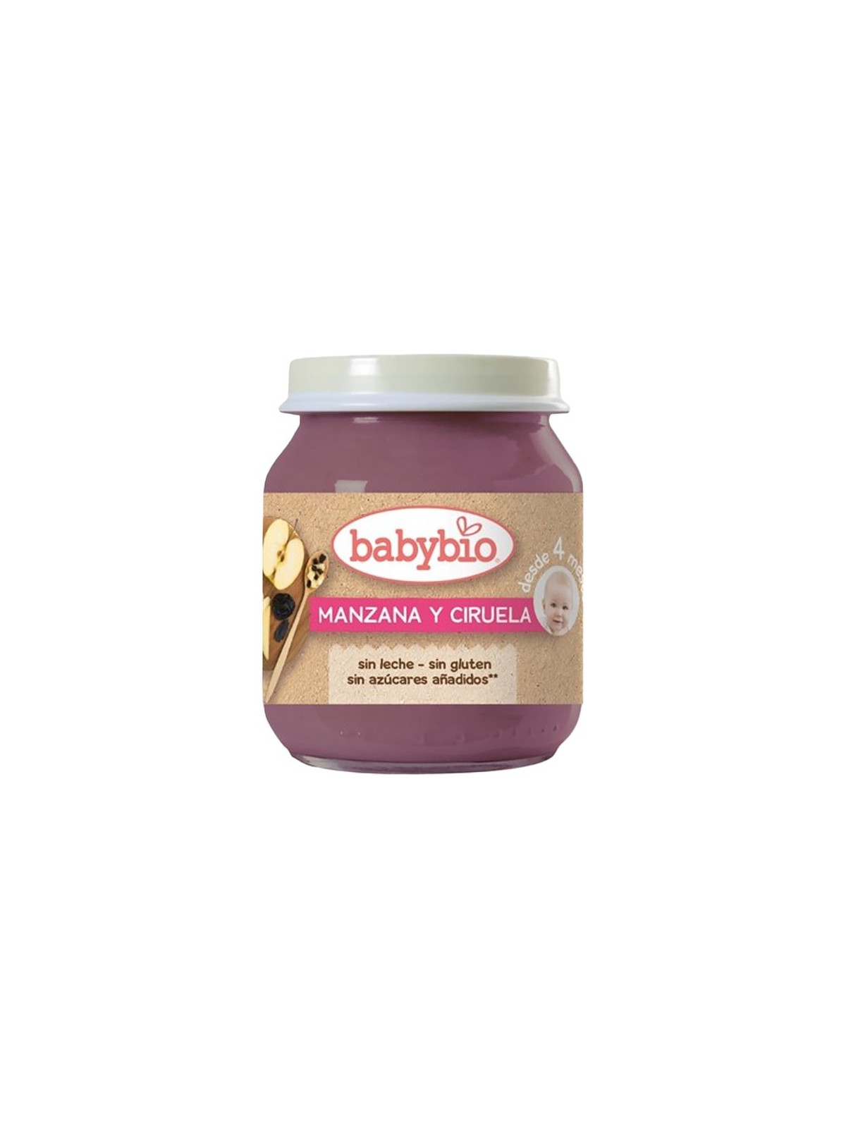 POTITO MANZANA CIRUELA BABYBIO 130 GR