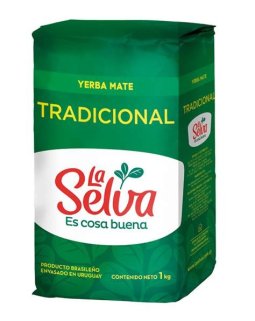YERBA MATE TRADICIONAL LA SELVA 1KG