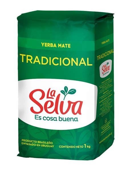YERBA MATE TRADICIONAL LA SELVA 1KG