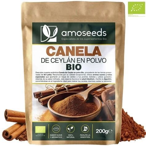 CANELA MOLIDA DE CEYLAN 200G ICBIO