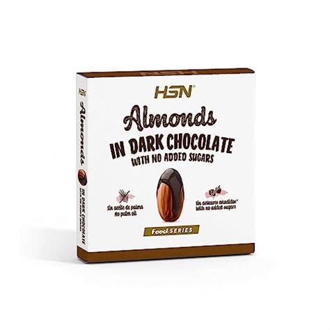 ALMENDRAS CON CHOCOLATE NEGRO SIN AZUCAR 70G HSN