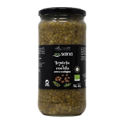 LENTEJA COCIDA EXTRA 700-600 GR. ECOSANA