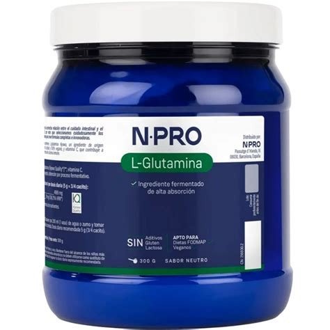 L GLUTAMINA 300GR NPRO