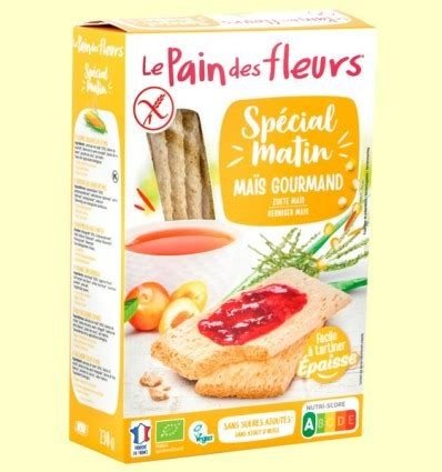 PAN CRUJIENTE MATIN DE MAIZ LE PAIN DES FLEURS