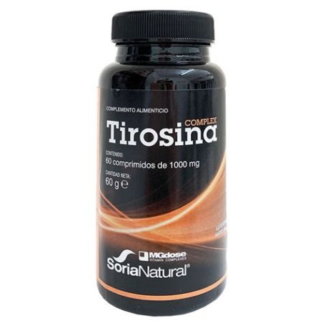TIROSINA COMPLEX MGDOSE 60 COMPR 1000MG SORIA NATURAL