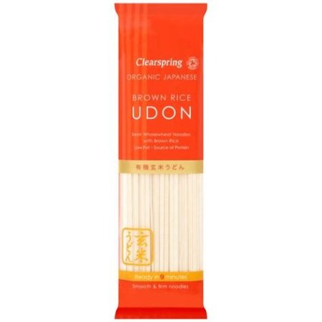 FIDEOS UDON ARROZ INTEGRAL BIO 200GR CLEARSPRING