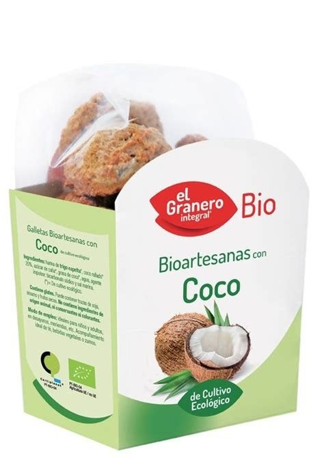 GALLETAS ARTESANAS CON COCO 220 GR EL GRANERO