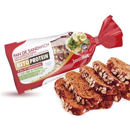 PAN DE SANDWICH KETO PROTEIN CON AVENA 365GR BESTDIET