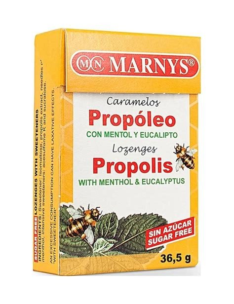 CARAMELO PROPOLEO MENTOL S/A AZUCAR MARNYS