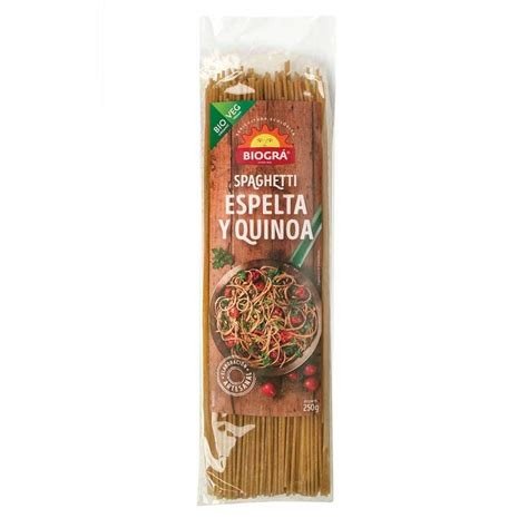 SPAGUETTI ESPELTA Y QUINOA 250G BIOGRA