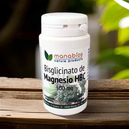 BISGLICINATO DE MAGNESIO 500MG 90 CAPSULAS MANABIOS