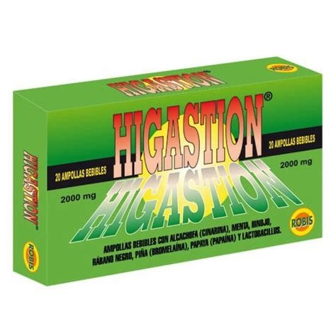 HIGASTION 20 AMP 2000MG ROBIS