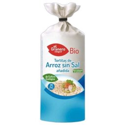 TORTITAS DE ARROZ SIN SAL 115G EL GRANERO