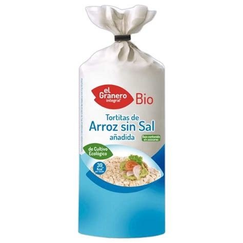 TORTITAS DE ARROZ SIN SAL 115G EL GRANERO