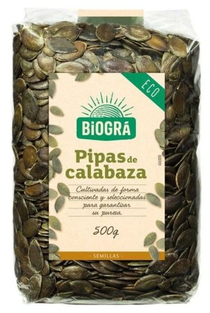 PIPAS DE CALABAZA BIO 500GR ICBIO