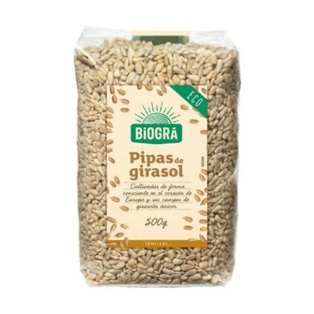 PIPAS DE GIRASOL PELADAS BIO 500GR ICBIO