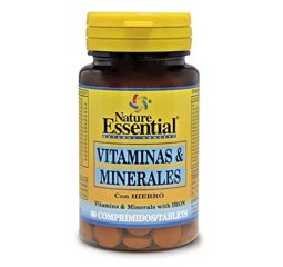 VITAMINAS Y MINERALES CON HIERRO 60 CAPSULAS NATURE ESSENTIAL