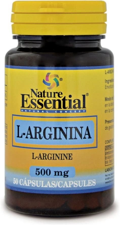 L-ARGININA 50CAPS 500MG NATURE ESSENTIAL