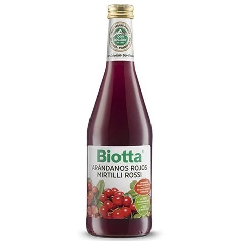 JUGO DE ARANDANO ROJO 500ML BIOTTA