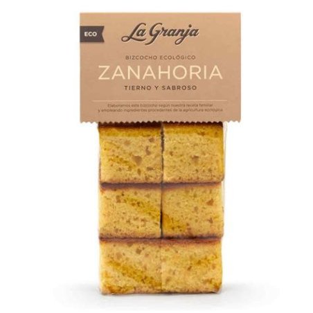 BIZCOCHO CON ZANAHORIA 300GR BIO LA GRANJA