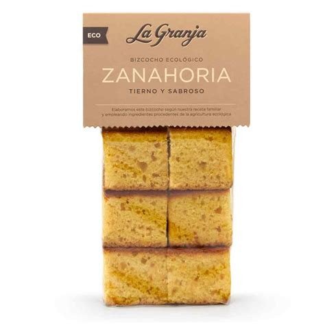 BIZCOCHO CON ZANAHORIA 300GR BIO LA GRANJA