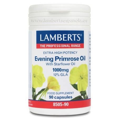 ONAGRA PRIMULA 1000MG BORRAJA 12% GLA 90 CAPSULAS LAMBERTS