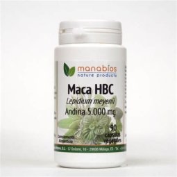 MACA ANDINA HBC 5.000MG 60+2 CAPSULAS VEGETALES MANABIOS
