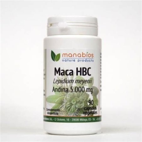 MACA ANDINA HBC 5.000MG 60+2 CAPSULAS VEGETALES MANABIOS